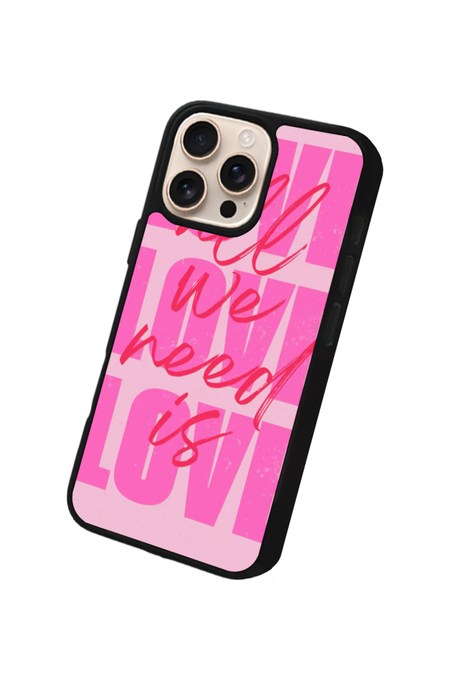 iPhone 16 Pro Max Uyumlu Love Tasarımlı Glossy Premium Kılıf