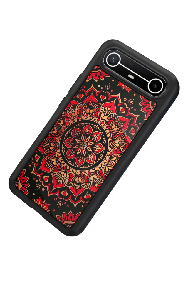 Tecno Spark Slim 5G Uyumlu Mandala Tasarımlı Glossy Premium Kılıf