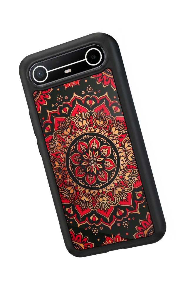 Tecno Spark Slim 5G Uyumlu Mandala Tasarımlı Glossy Premium Kılıf