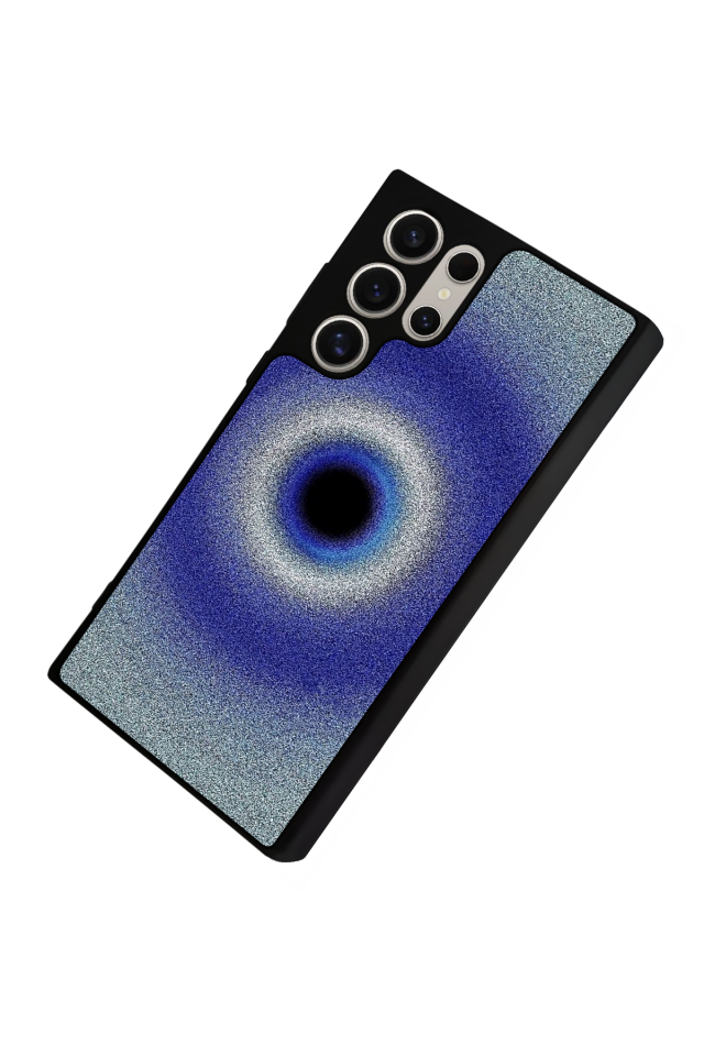 Samsung Galaxy S23 Ultra Uyumlu Nazar Tasarımlı Glossy Premium Kılıf