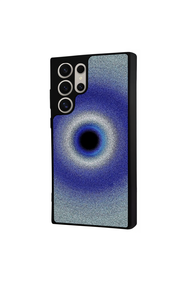 Samsung Galaxy S23 Ultra Uyumlu Nazar Tasarımlı Glossy Premium Kılıf