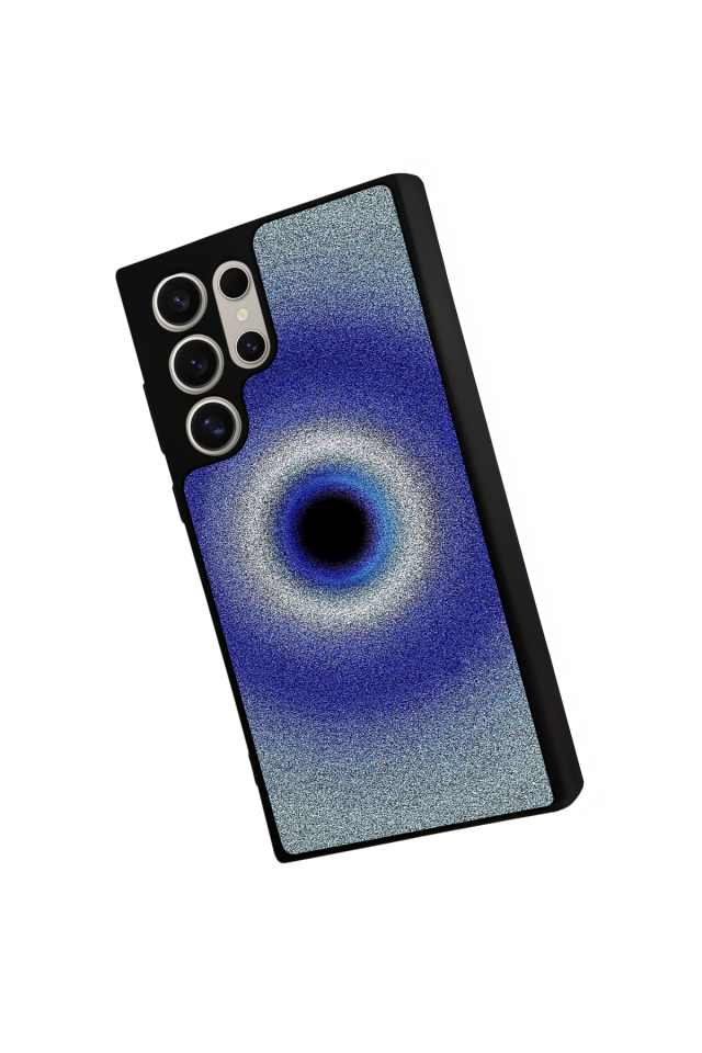 Samsung Galaxy S23 Ultra Uyumlu Nazar Tasarımlı Glossy Premium Kılıf