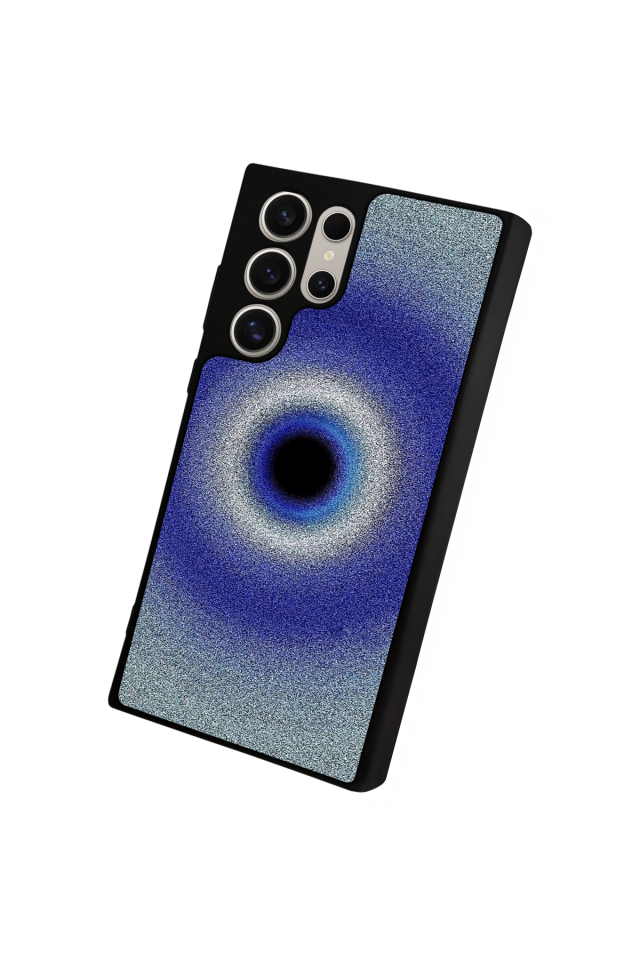 Samsung Galaxy S23 Ultra Uyumlu Nazar Tasarımlı Glossy Premium Kılıf