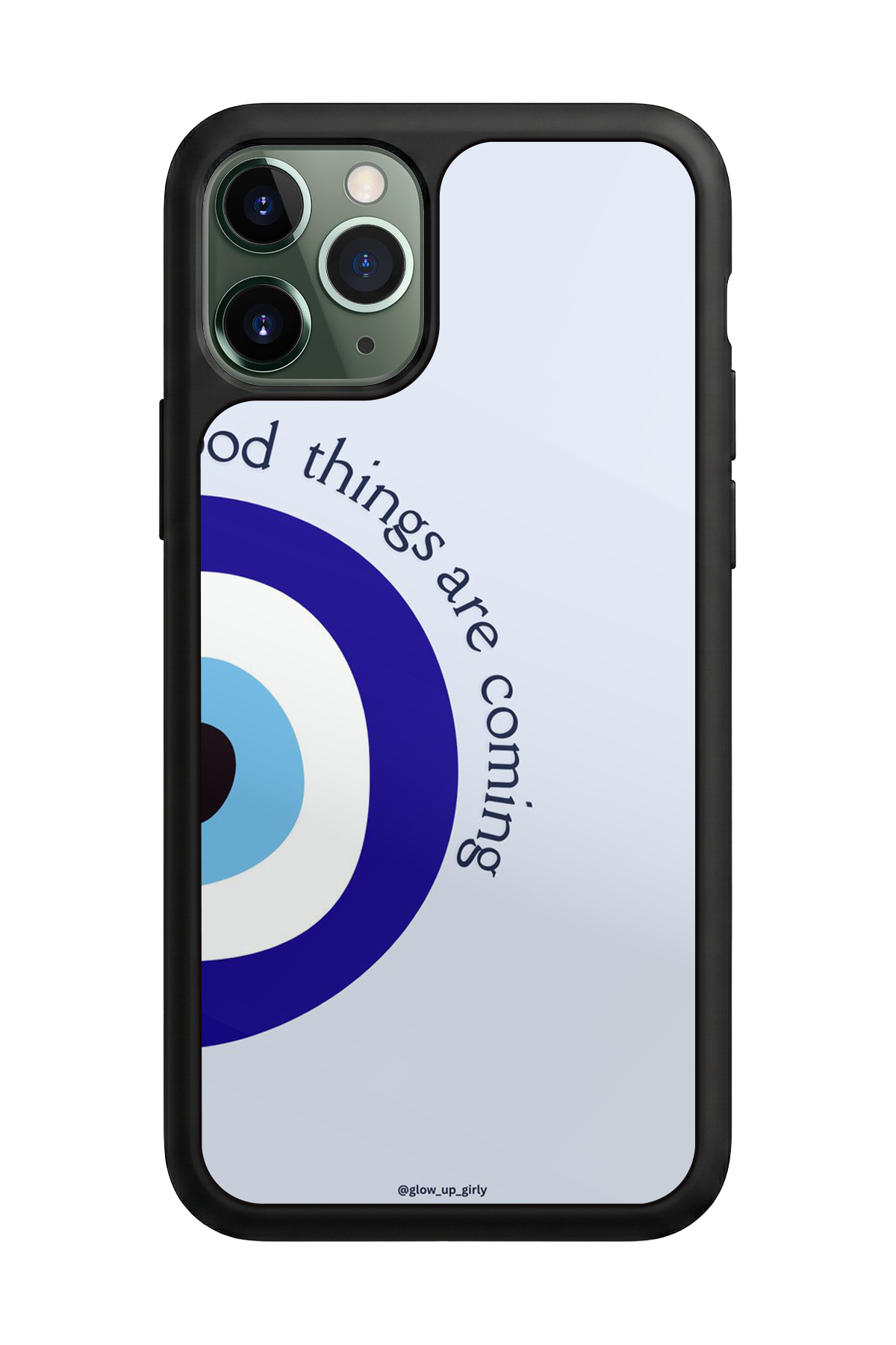 iPhone 11 Pro Uyumlu Nazar Tasarımlı Glossy Premium Kılıf