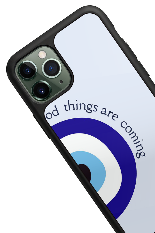 iPhone 11 Pro Uyumlu Nazar Tasarımlı Glossy Premium Kılıf