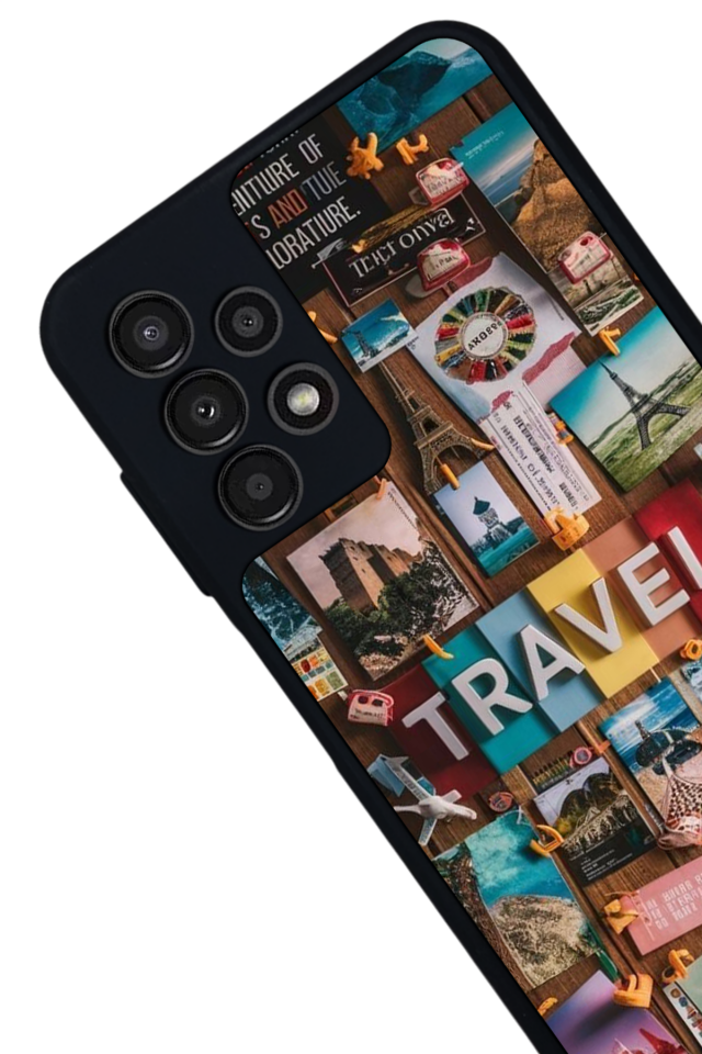 Samsung Galaxy A13 Uyumlu Poster Tasarımlı Glossy Premium Kılıf