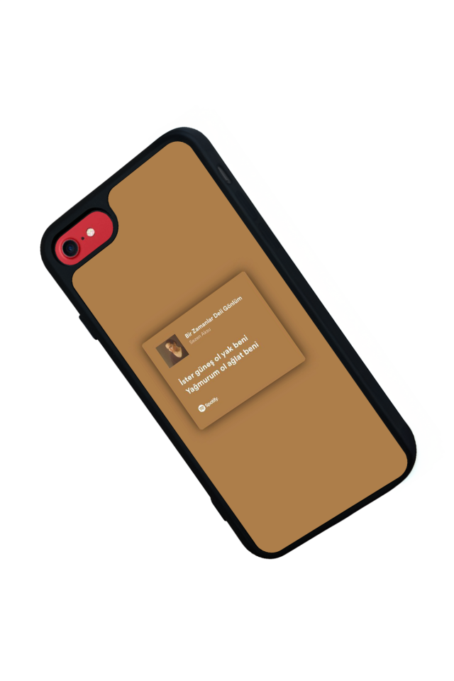 iPhone 8 Uyumlu Sarki Sozleri Tasarımlı Glossy Premium Kılıf
