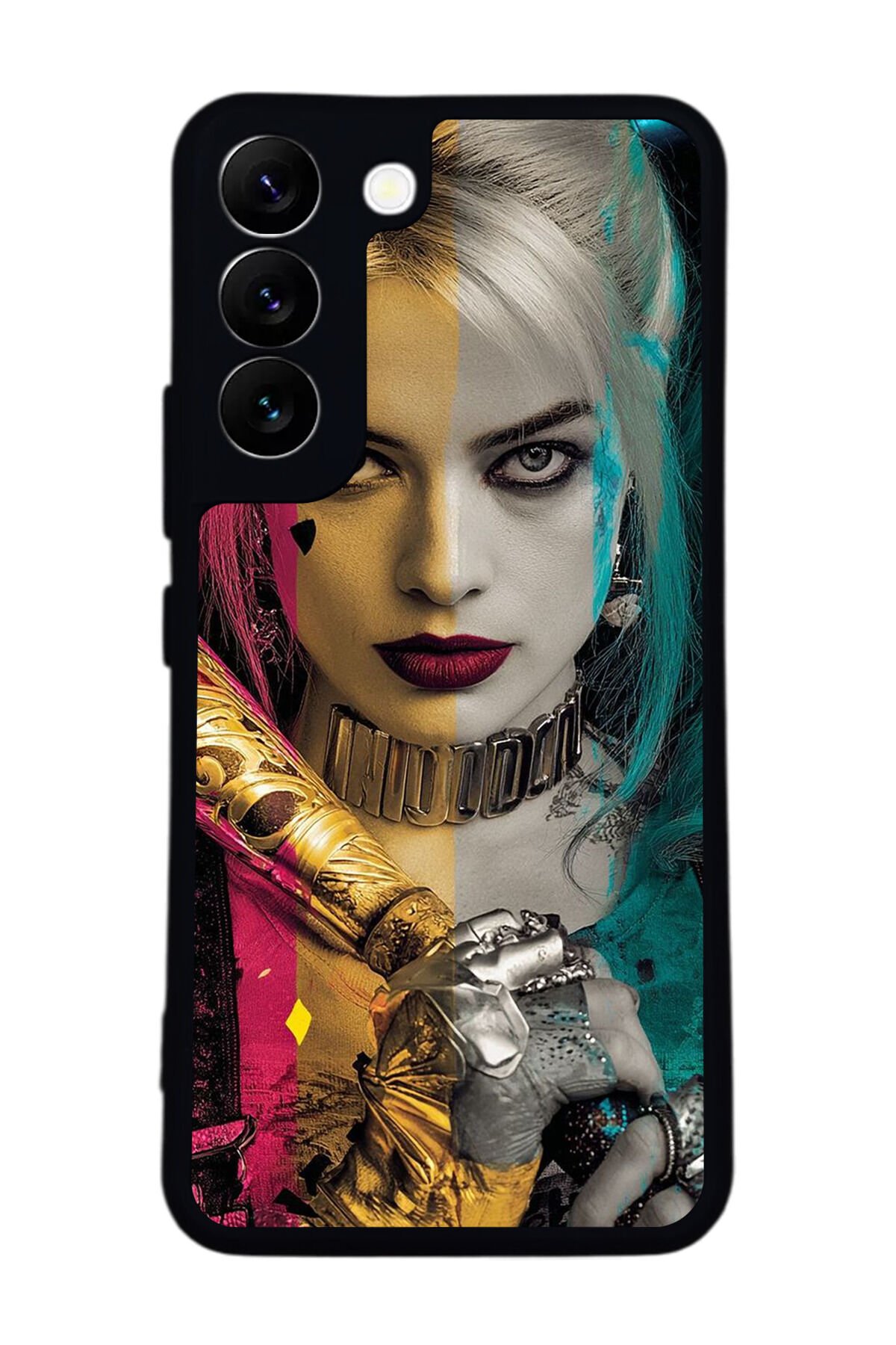Samsung Galaxy S22 Uyumlu HarleyQueen Tasarımlı Glossy Premium Kılıf