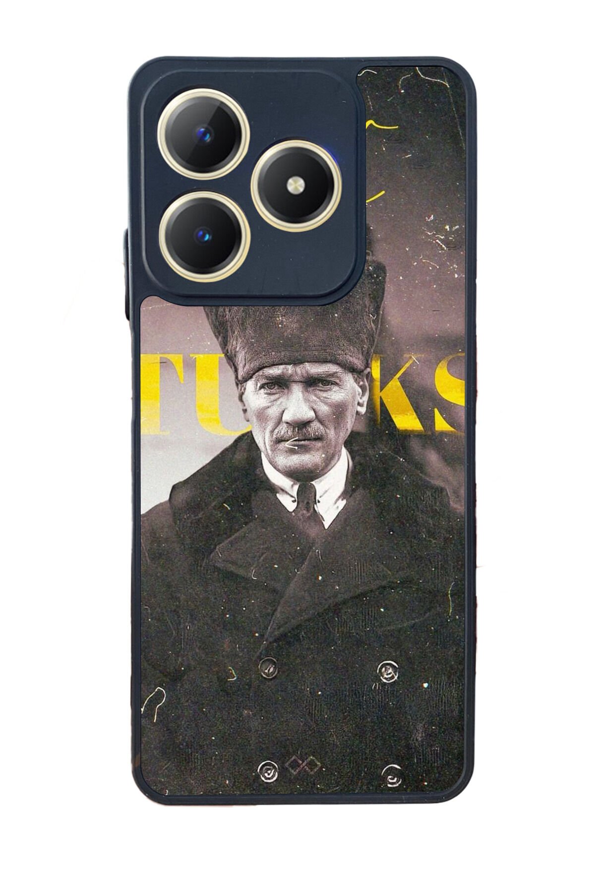 Realme C63 Mat Uyumlu Siyah Kılıf – Yumuşak Silikon, Koruyucu, Şok Emici Kapak