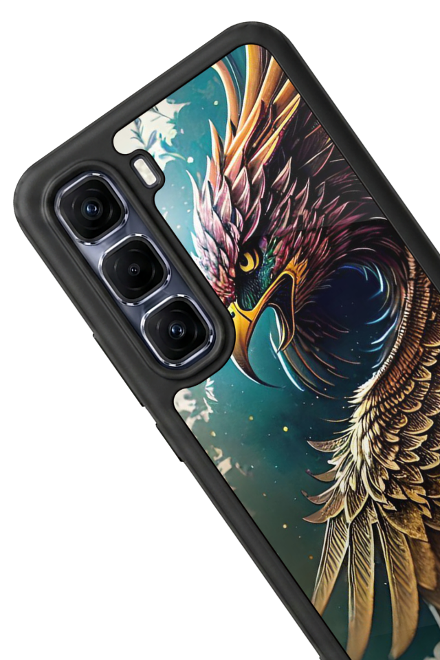 Infinix Hot 60 Pro Plus Uyumlu Besiktas Tasarımlı Glossy Premium Kılıf