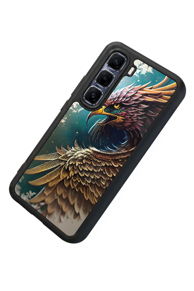 Infinix Hot 60 Pro Plus Uyumlu Besiktas Tasarımlı Glossy Premium Kılıf