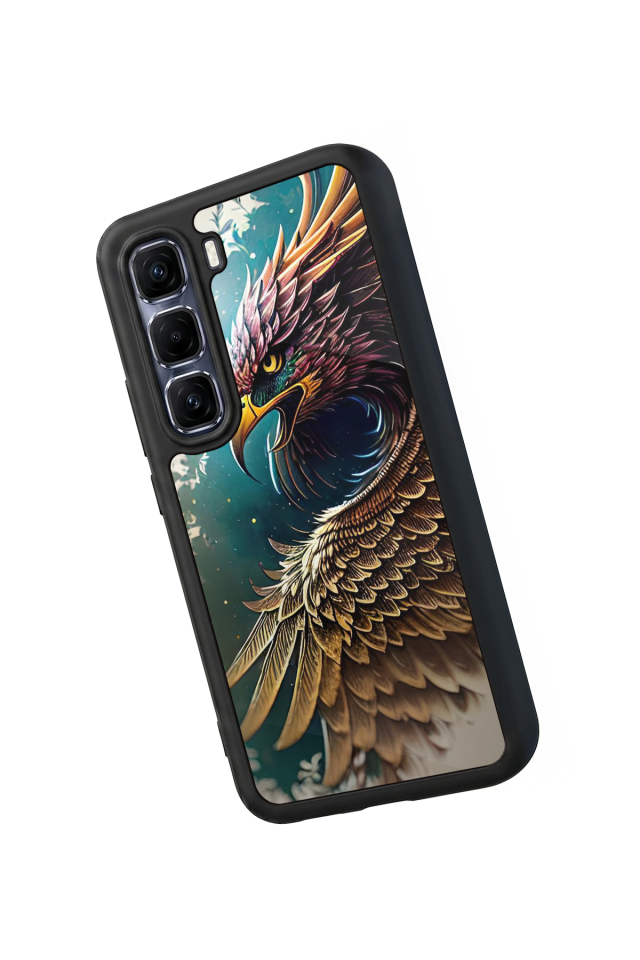 Infinix Hot 60 Pro Plus Uyumlu Besiktas Tasarımlı Glossy Premium Kılıf