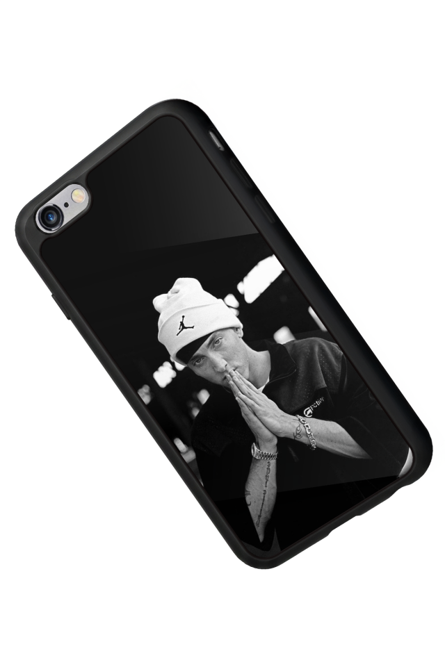iPhone 6 Plus Uyumlu Eminem Tasarımlı Glossy Premium Kılıf