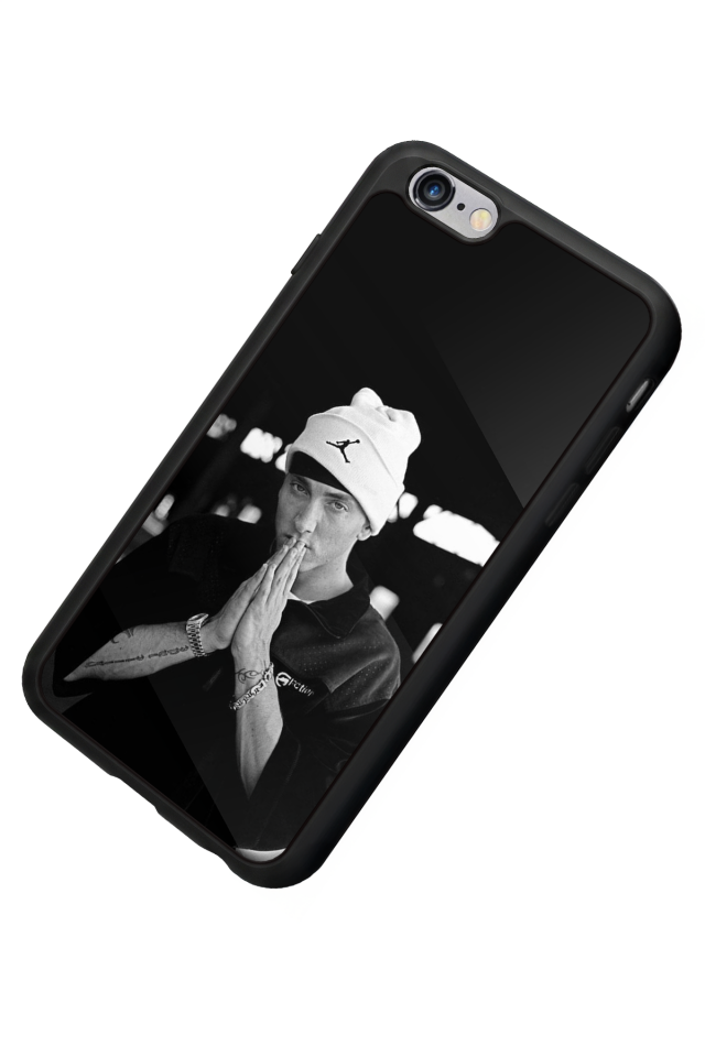iPhone 6 Plus Uyumlu Eminem Tasarımlı Glossy Premium Kılıf