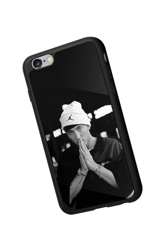 iPhone 6 Plus Uyumlu Eminem Tasarımlı Glossy Premium Kılıf