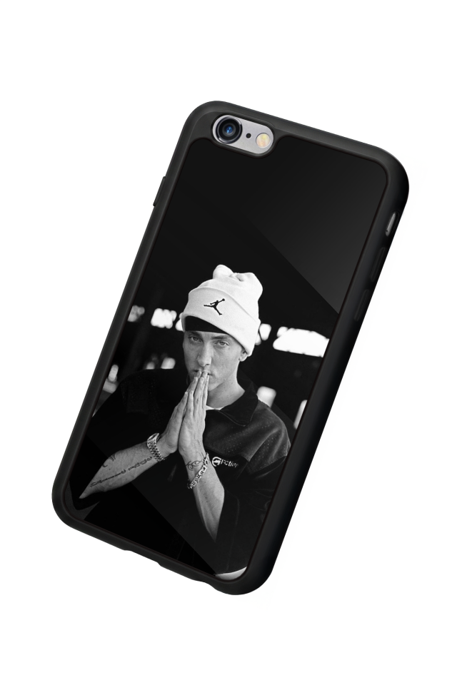 iPhone 6 Plus Uyumlu Eminem Tasarımlı Glossy Premium Kılıf