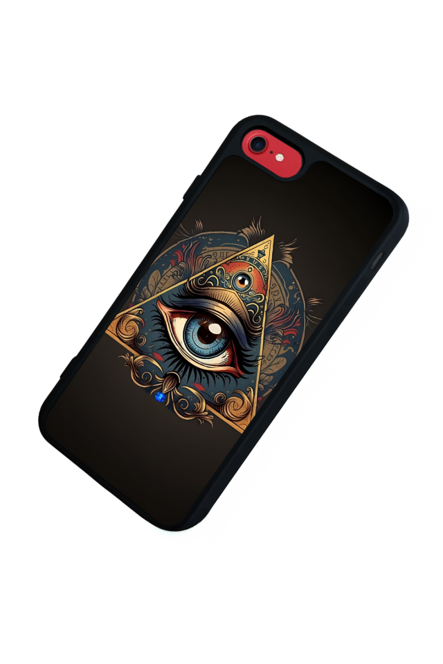 iPhone 7 Uyumlu Göz Tasarımlı Glossy Premium Kılıf
