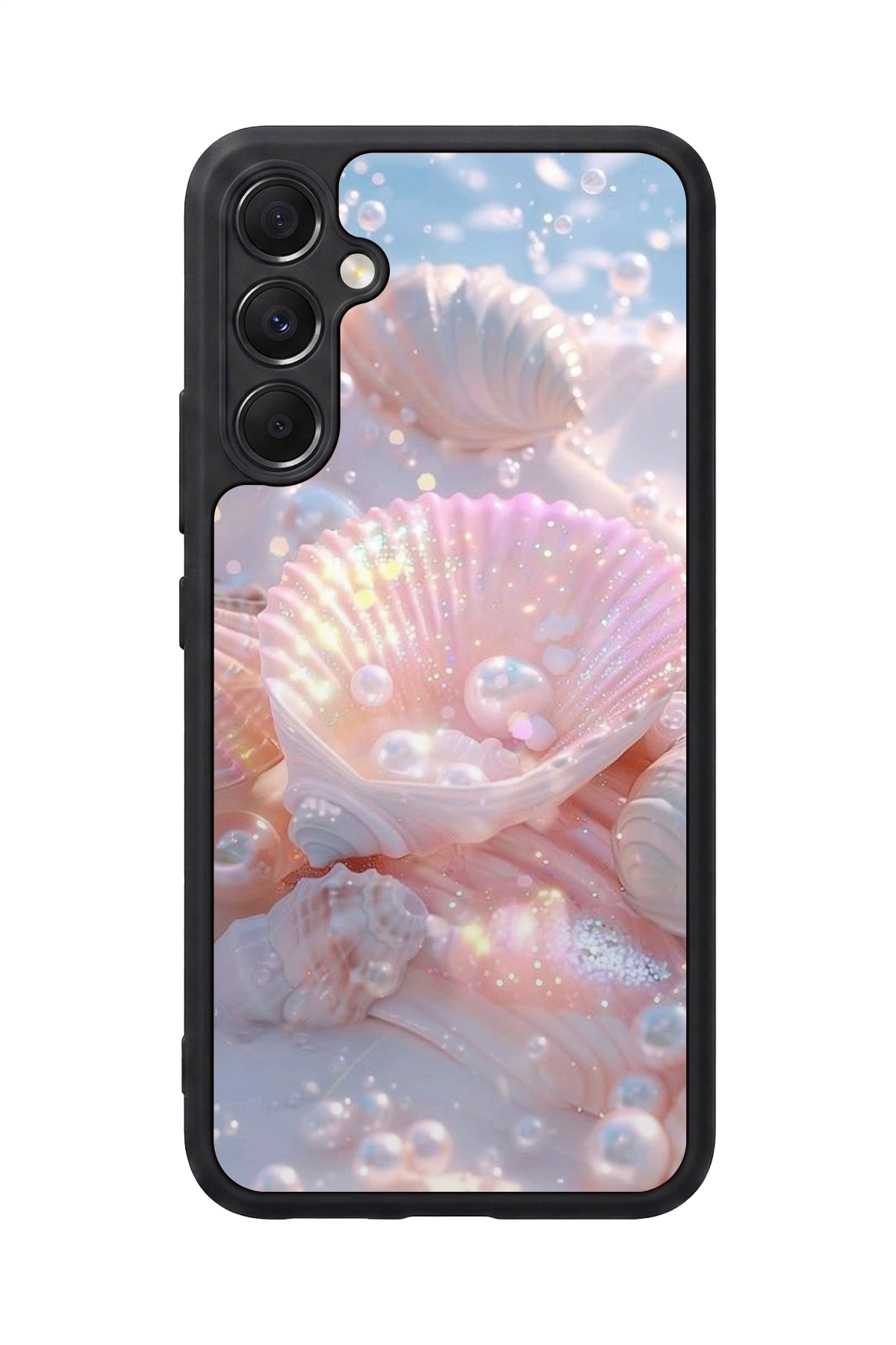 Samsung Galaxy M34 Uyumlu  İnci Tasarımlı Glossy Premium Kılıf