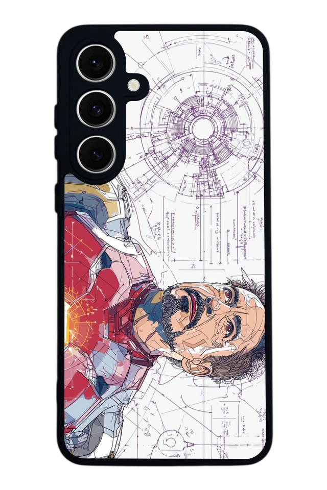 Samsung Galaxy A16 Uyumlu Iron Man ( Demir Adam ) Tasarımlı Glossy Premium Kılıf