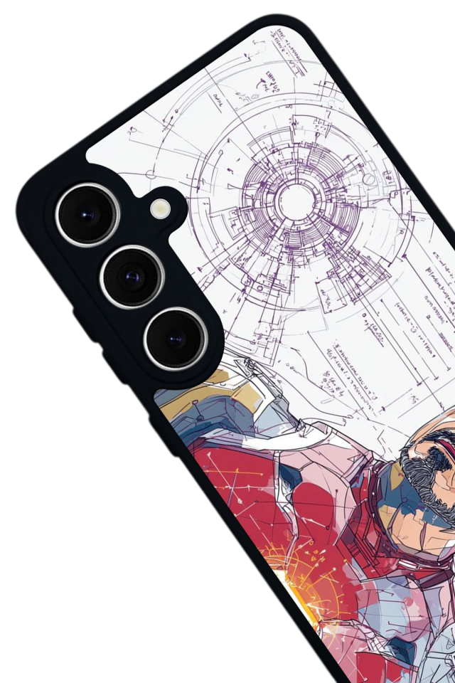 Samsung Galaxy A16 Uyumlu Iron Man ( Demir Adam ) Tasarımlı Glossy Premium Kılıf