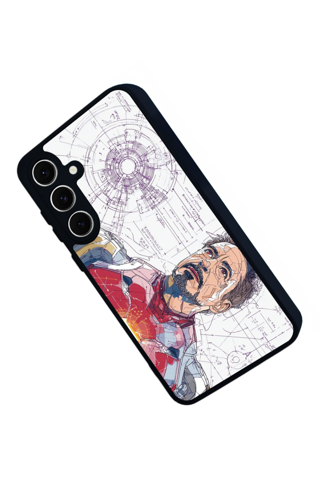 Samsung Galaxy A16 Uyumlu Iron Man ( Demir Adam ) Tasarımlı Glossy Premium Kılıf