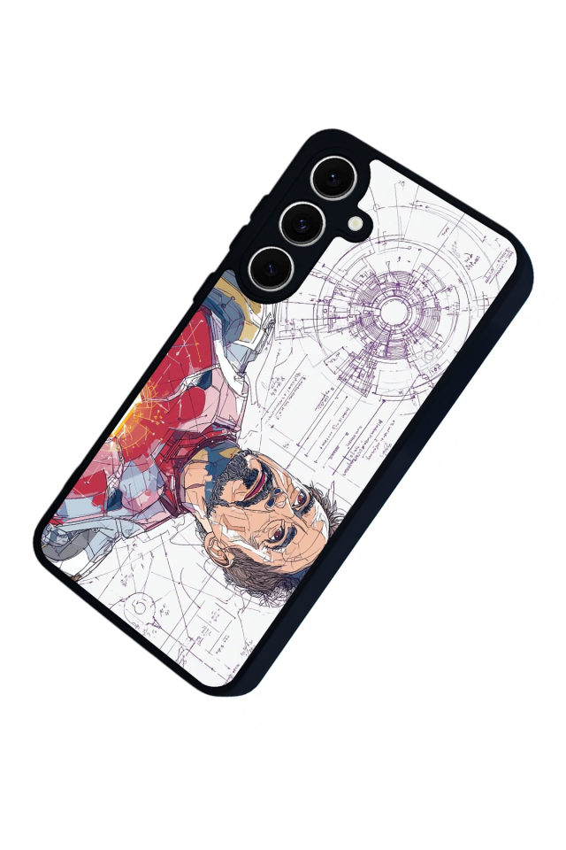 Samsung Galaxy A16 Uyumlu Iron Man ( Demir Adam ) Tasarımlı Glossy Premium Kılıf