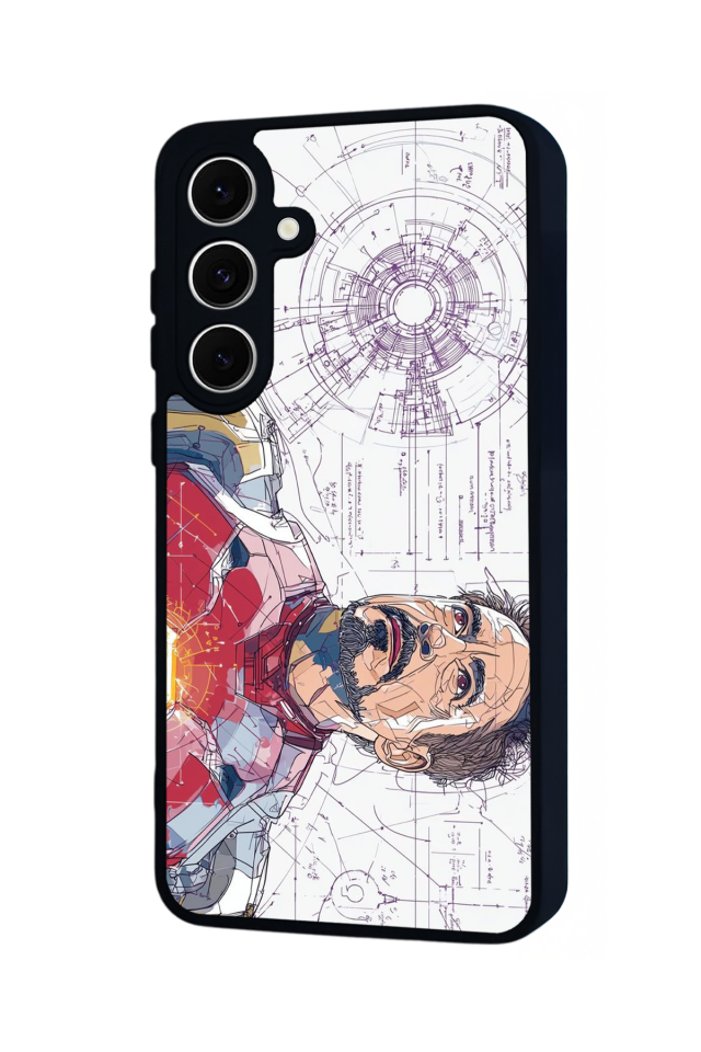 Samsung Galaxy A16 Uyumlu Iron Man ( Demir Adam ) Tasarımlı Glossy Premium Kılıf