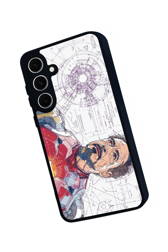Samsung Galaxy A16 Uyumlu Iron Man ( Demir Adam ) Tasarımlı Glossy Premium Kılıf