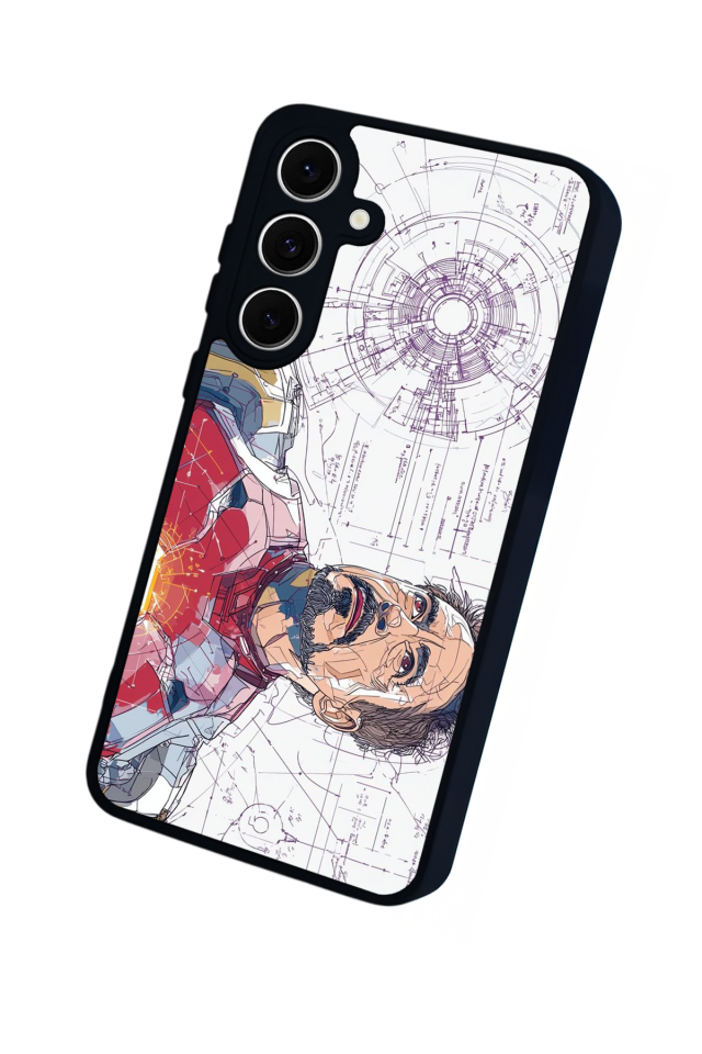 Samsung Galaxy A16 Uyumlu Iron Man ( Demir Adam ) Tasarımlı Glossy Premium Kılıf