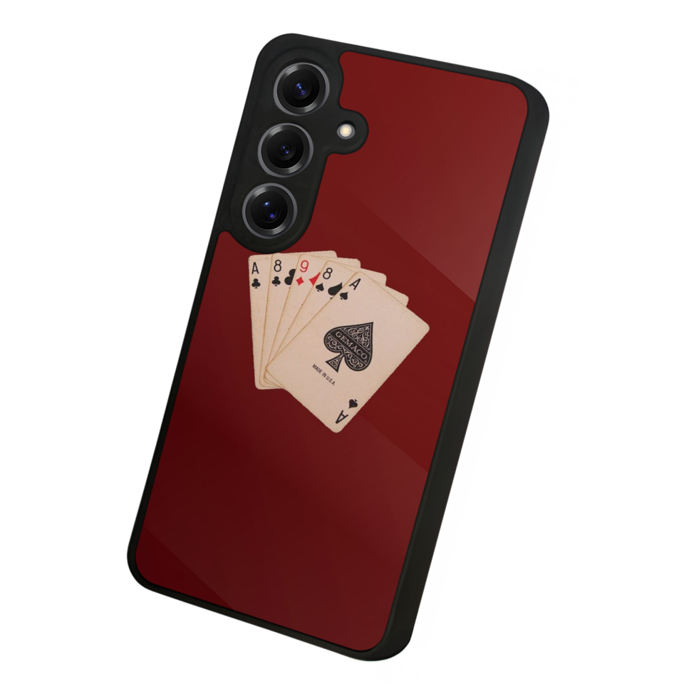 Samsung Galaxy S25 Uyumlu Kart Tasarımlı Glossy Premium Kılıf