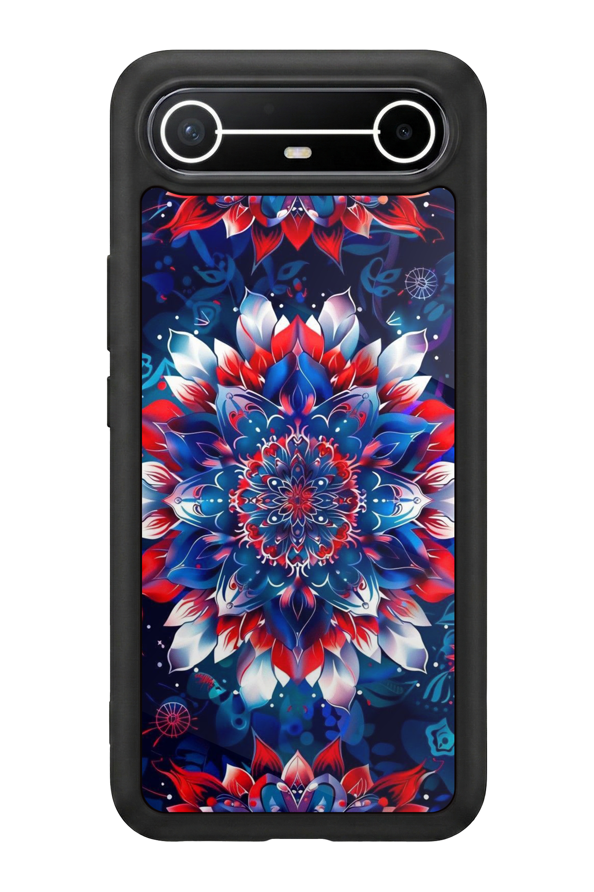 Tecno Spark Slim 5G Uyumlu Mandala Tasarımlı Glossy Premium Kılıf