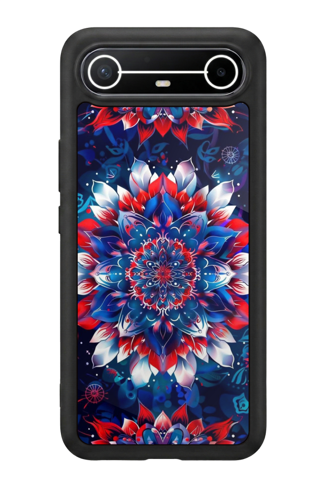 Tecno Spark Slim 5G Uyumlu Mandala Tasarımlı Glossy Premium Kılıf