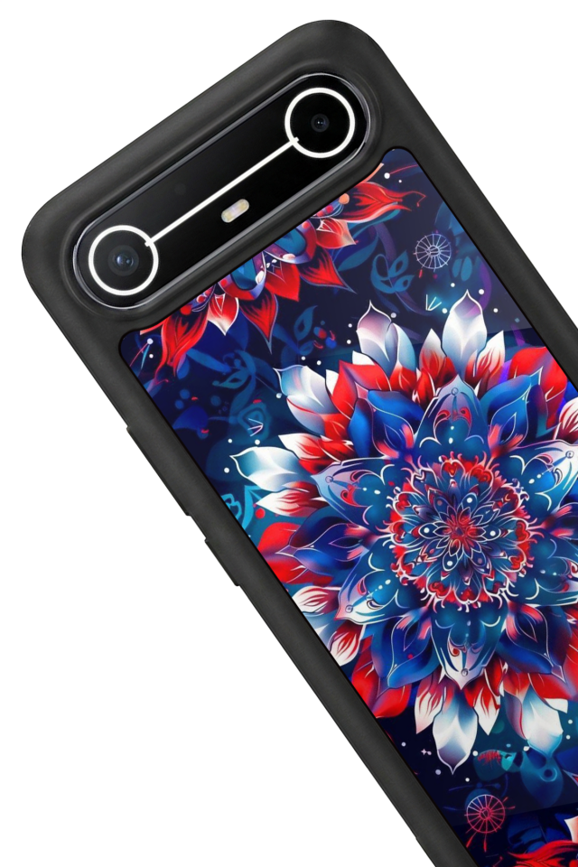 Tecno Spark Slim 5G Uyumlu Mandala Tasarımlı Glossy Premium Kılıf