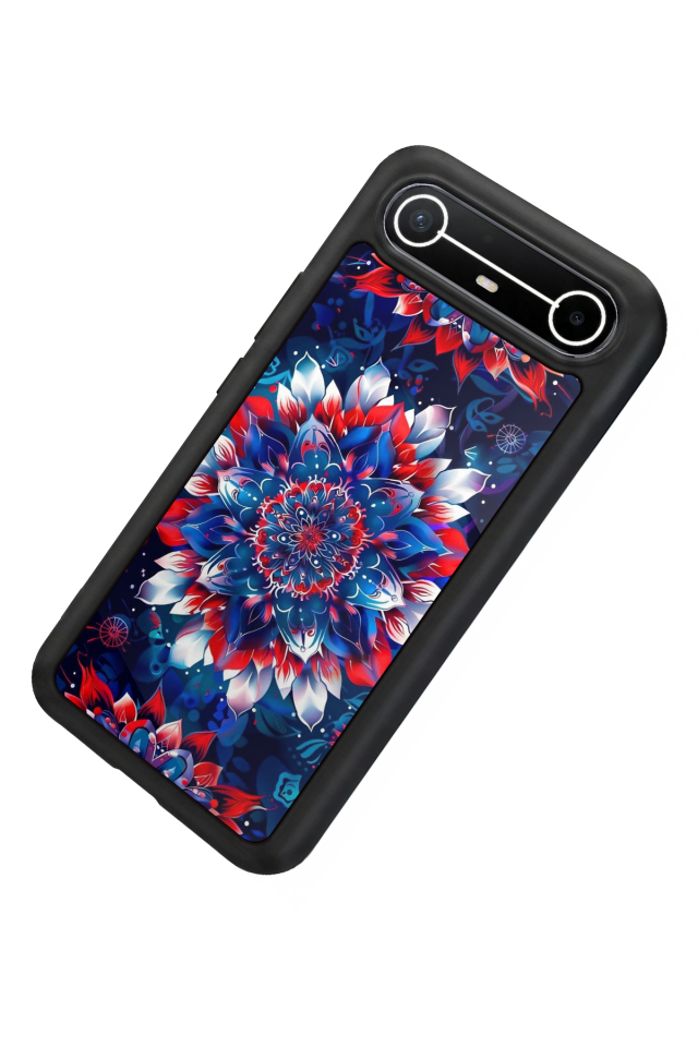 Tecno Spark Slim 5G Uyumlu Mandala Tasarımlı Glossy Premium Kılıf