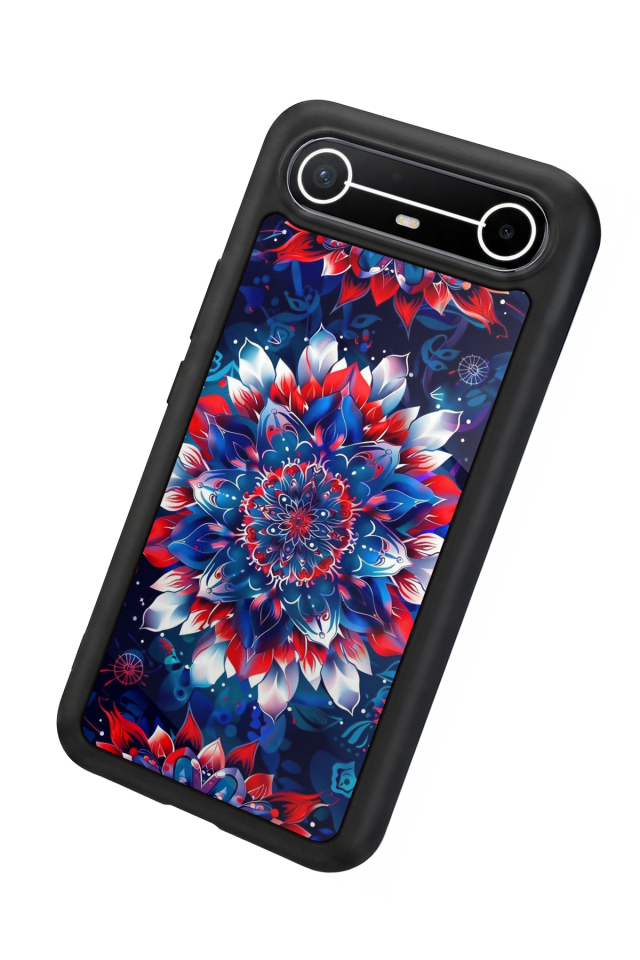 Tecno Spark Slim 5G Uyumlu Mandala Tasarımlı Glossy Premium Kılıf