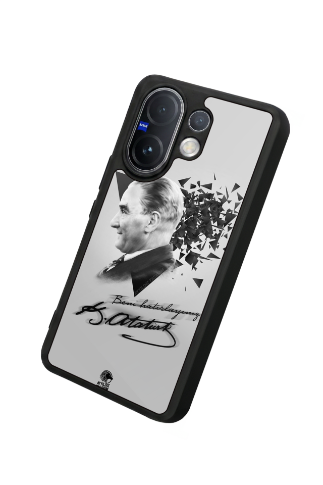 Vivo V60 Uyumlu Mustafa Kemal Ataturk Tasarımlı Glossy Premium Kılıf