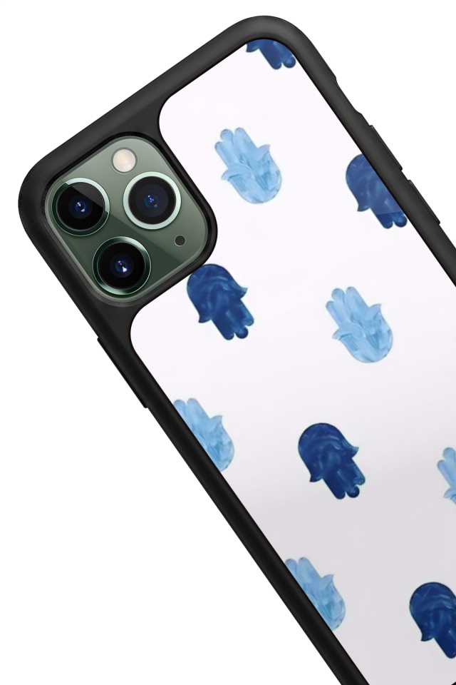 iPhone 11 Pro Uyumlu Nazar Tasarımlı Glossy Premium Kılıf
