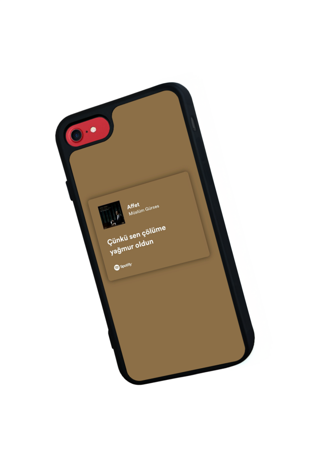 iPhone 8 Uyumlu Sarki Sozleri Tasarımlı Glossy Premium Kılıf