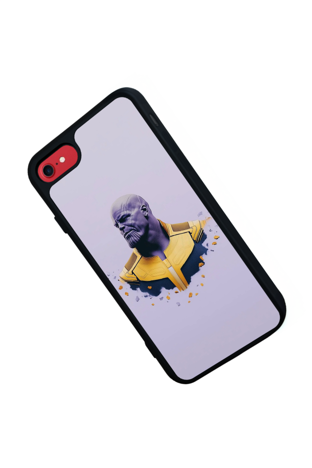iPhone SE Uyumlu Thanos Tasarımlı Glossy Premium Kılıf