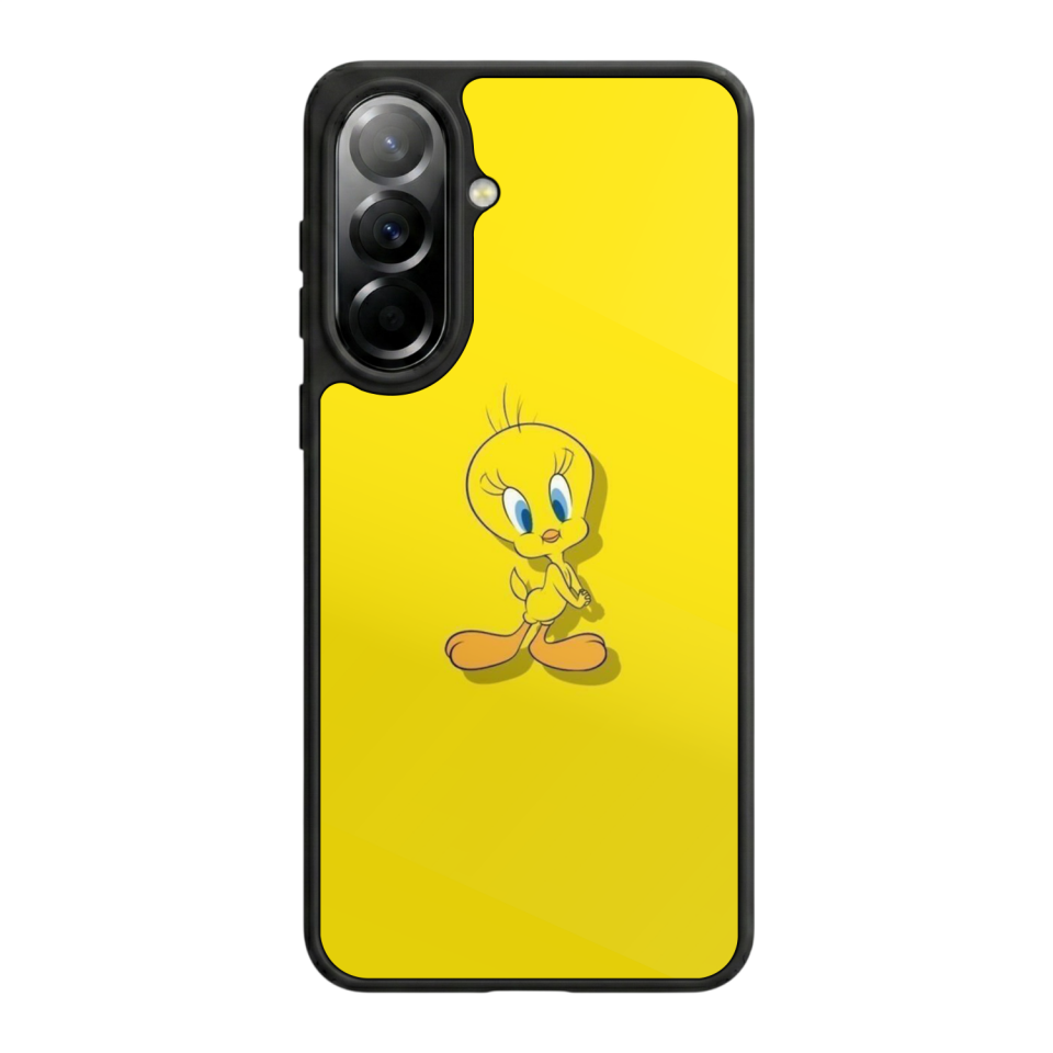 Samsung Galaxy A37 Uyumlu Tweety Tasarımlı Glossy Premium Kılıf