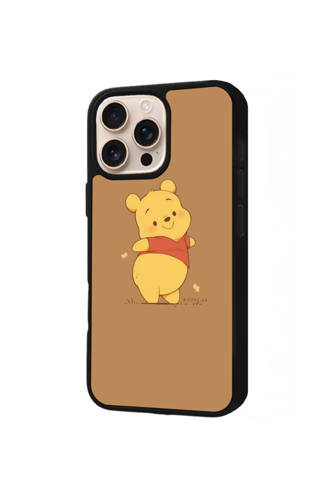 iPhone 14 Pro Uyumlu Winnie Tasarımlı Glossy Premium Kılıf