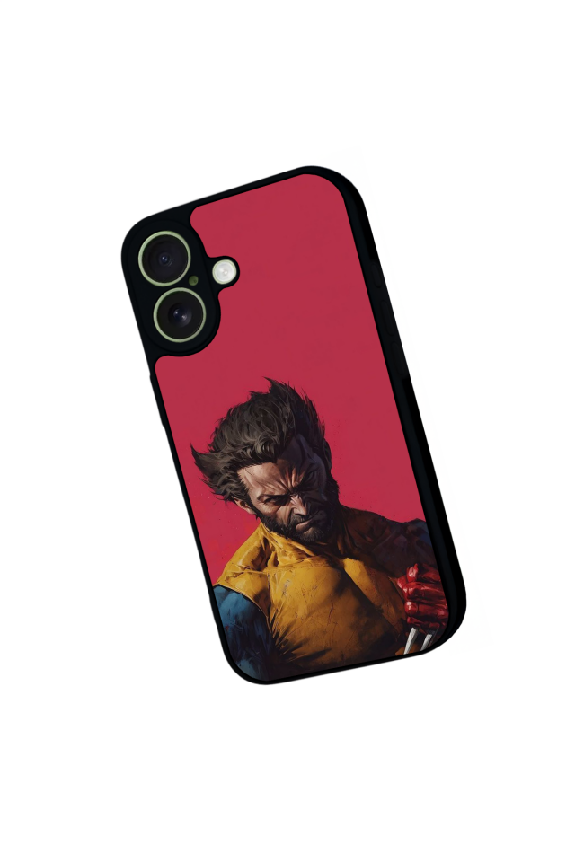 iPhone 17 Uyumlu Wolverine Tasarımlı Glossy Premium Kılıf