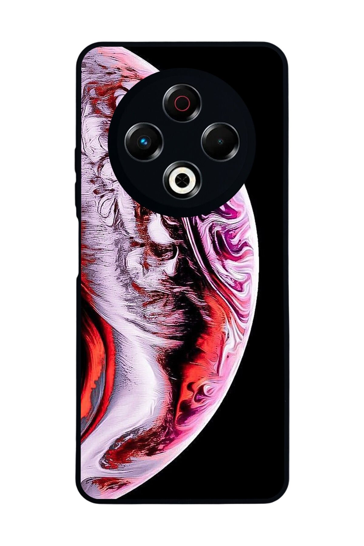 Tecno Spark 30 Uyumlu Ay Tasarımlı Glossy Premium Kılıf