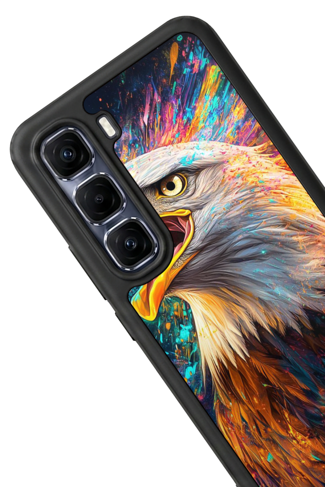 Infinix Hot 60 Pro Plus Uyumlu Besiktas Tasarımlı Glossy Premium Kılıf