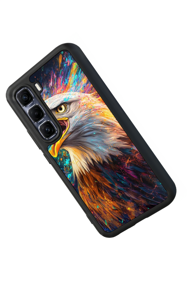 Infinix Hot 60 Pro Plus Uyumlu Besiktas Tasarımlı Glossy Premium Kılıf