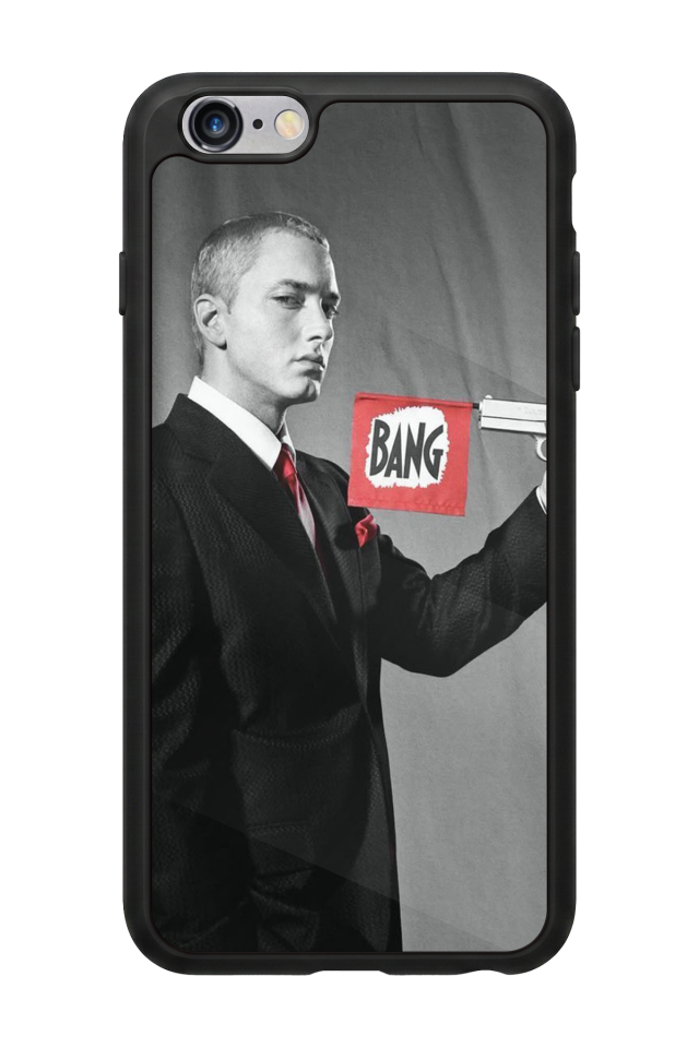 iPhone 6 Plus Uyumlu Eminem Tasarımlı Glossy Premium Kılıf