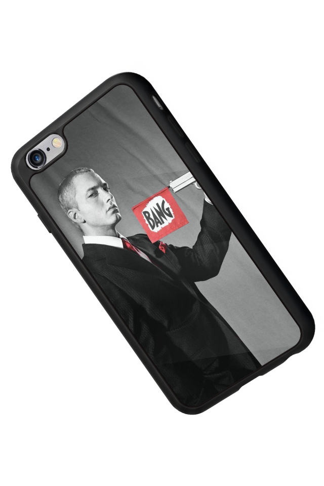 iPhone 6 Plus Uyumlu Eminem Tasarımlı Glossy Premium Kılıf