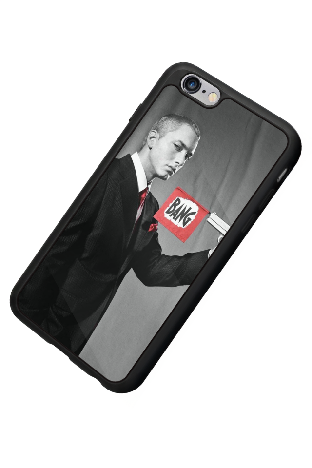 iPhone 6 Plus Uyumlu Eminem Tasarımlı Glossy Premium Kılıf