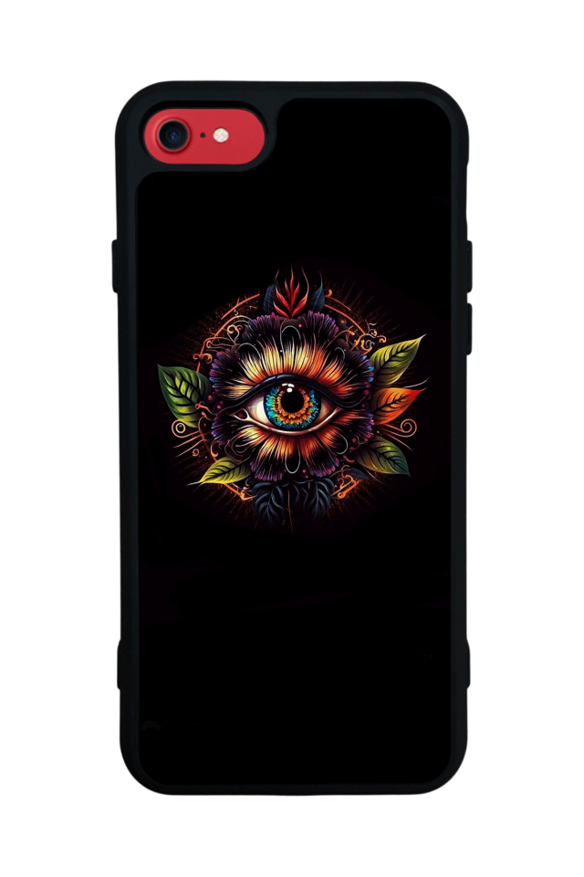 iPhone 7 Uyumlu Göz Tasarımlı Glossy Premium Kılıf