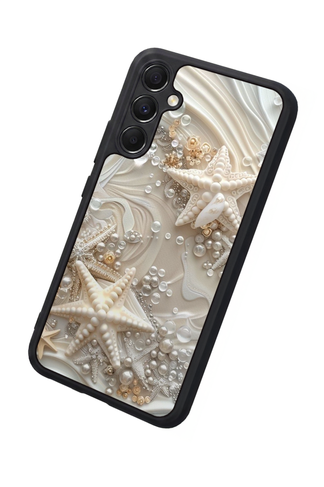 Samsung Galaxy M34 Uyumlu  İnci Tasarımlı Glossy Premium Kılıf